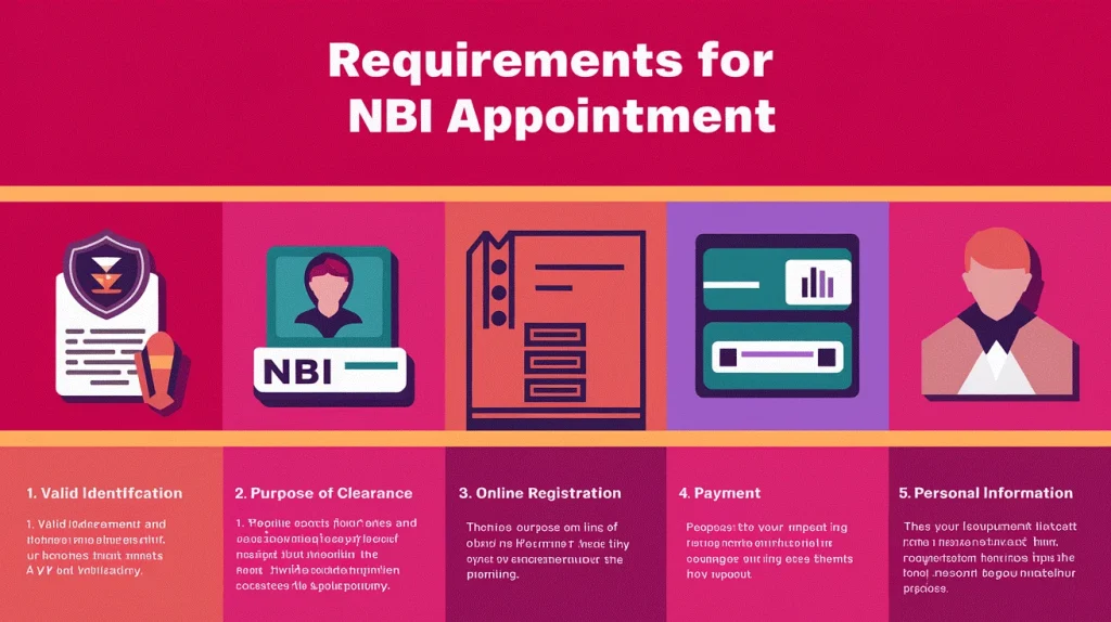 Requirements for NBI appointment