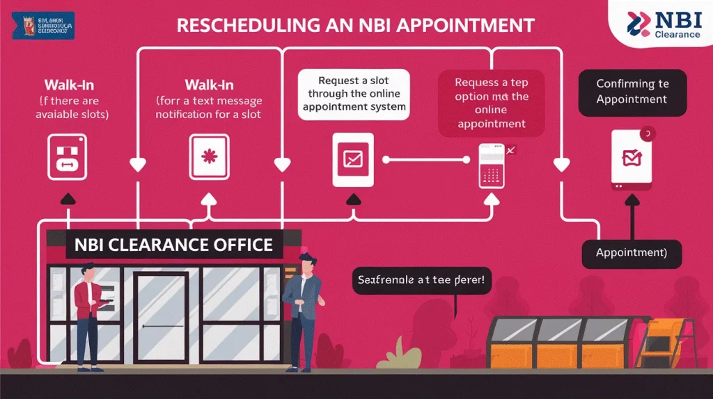 Resheduling of an appointment