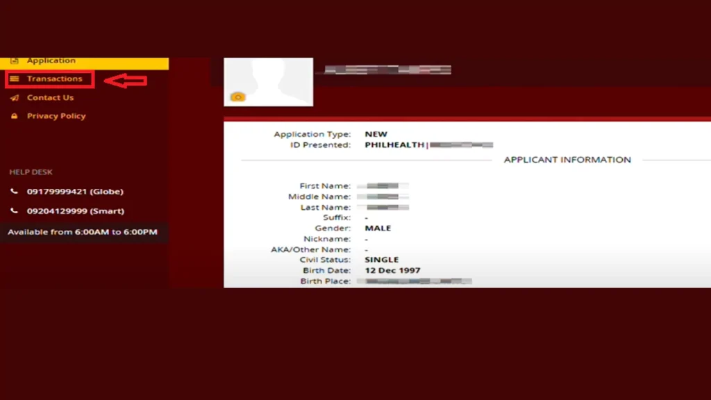 application status paid