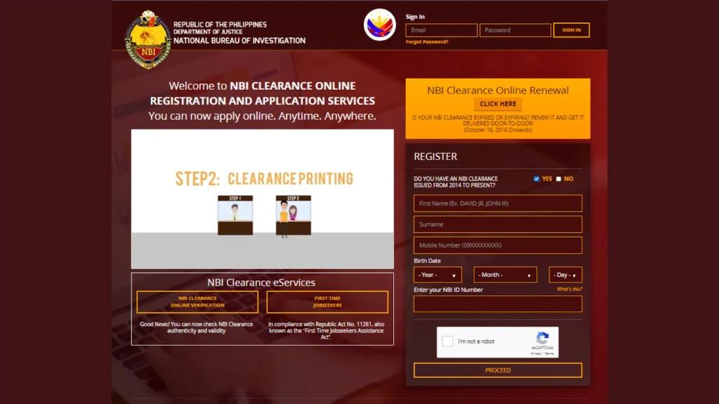 choose renewal option