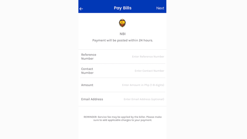 Enter Payment Information